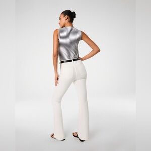 SPANX Sculpt Redefine/NWT High Rise Jeans Sz 10 Linen Color